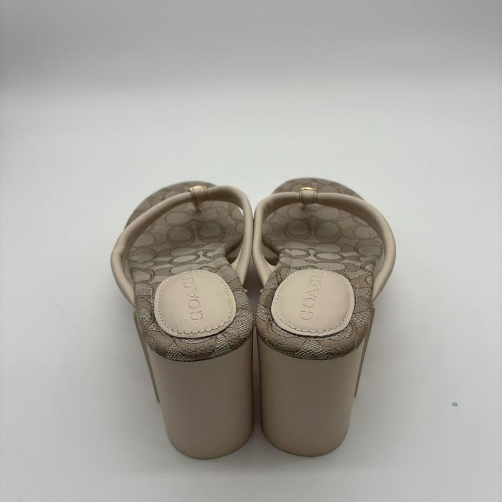 Coach Women's Platform Flip Flops - Picture 3 of 7